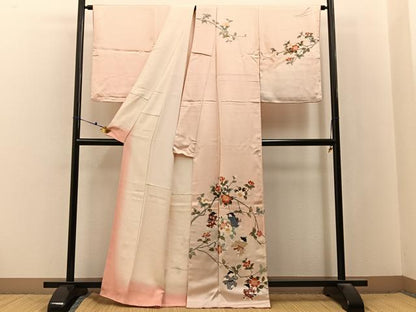 平和屋着物■訪問着　友禅　作家物　童子遊び　暈し染め　正絹　逸品　BAAX6595hj