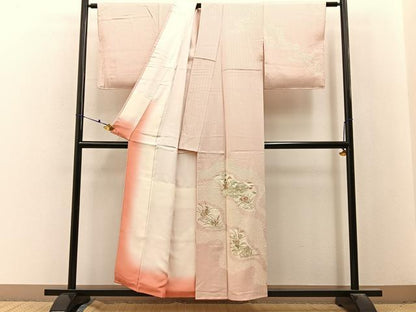 平和屋着物■訪問着　絞り　刺繍　松竹梅　御所解文　金彩　正絹　逸品　BAAX6597hj