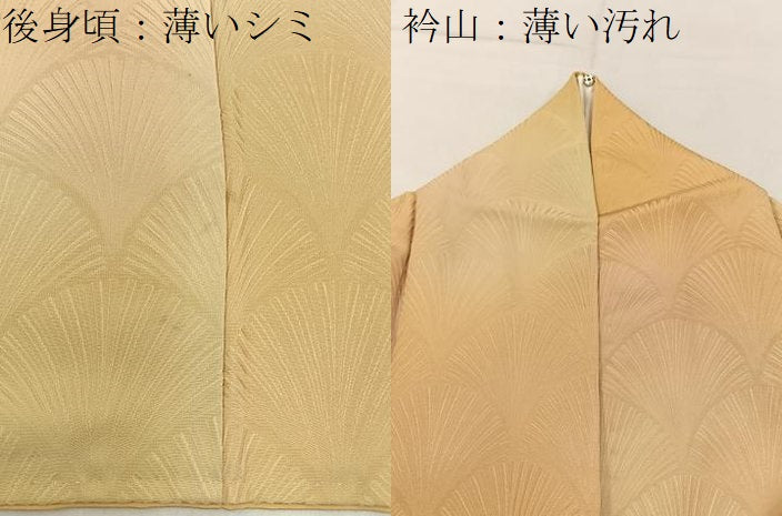 平和屋着物■上質な小紋　青海波地紋　暈し染め　正絹　逸品　BAAX6608hj