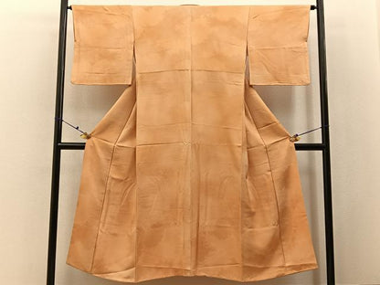 平和屋着物■上質な小紋　草葉地紋　暈し染め　正絹　逸品　BAAX6623hj