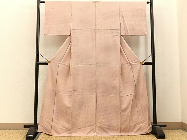 平和屋着物■上質な小紋　青海波地紋　暈し染め　正絹　逸品　BAAX6629hj