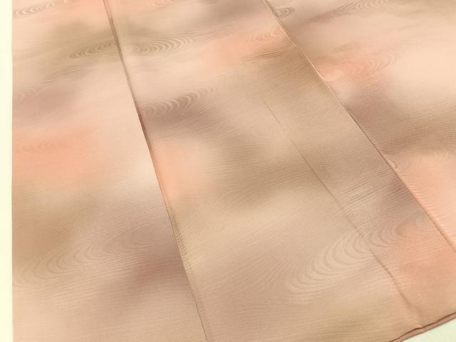 平和屋着物■上質な小紋　流水地紋　暈し染め　正絹　逸品　BAAX6644hj