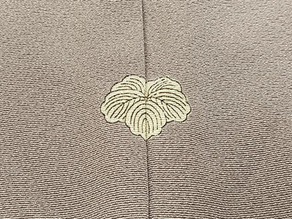 平和屋着物■上質な色無地　霞色　正絹　逸品　BAAX6647hj