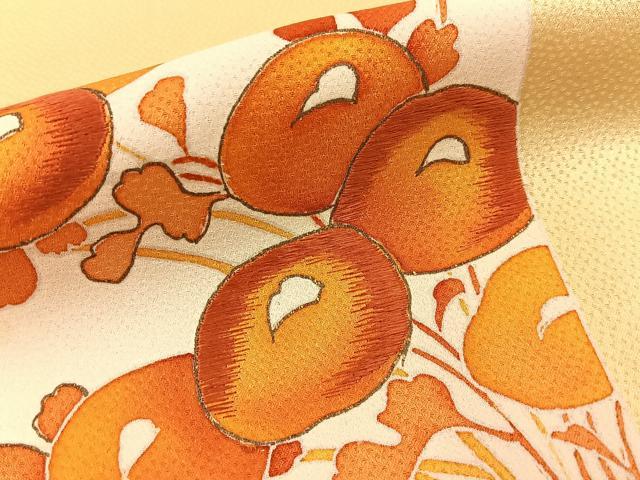平和屋着物■訪問着　刺繍　松竹梅　万寿菊　金彩　正絹　逸品　BAAX6655hj