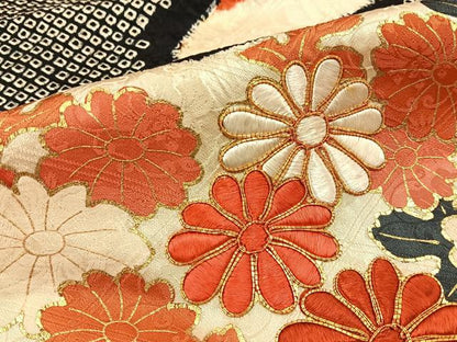 平和屋着物■豪華振袖　駒刺繍　絞り　松竹梅　流水花文　金彩　正絹　逸品　BAAX6668hj