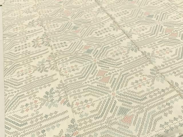 平和屋着物■上質な紬　吉祥文　正絹　逸品　BAAX6695hj