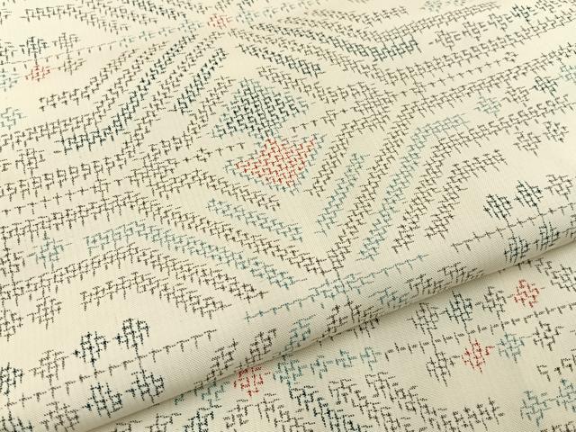 平和屋着物■上質な紬　吉祥文　正絹　逸品　BAAX6695hj