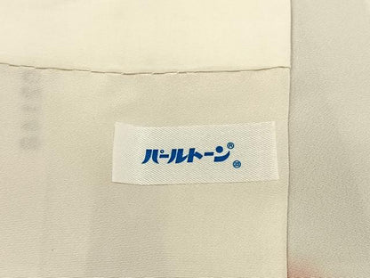 平和屋着物■訪問着　エ霞草花文　金彩　正絹　逸品　BAAX6700hj