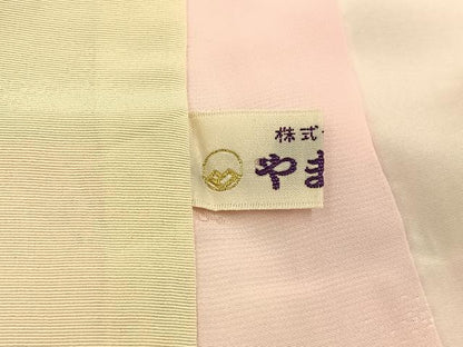 平和屋着物■長襦袢　袷　宝尽くし地紋　暈し染め　やまと誂製　正絹　逸品　BAAX6702hj