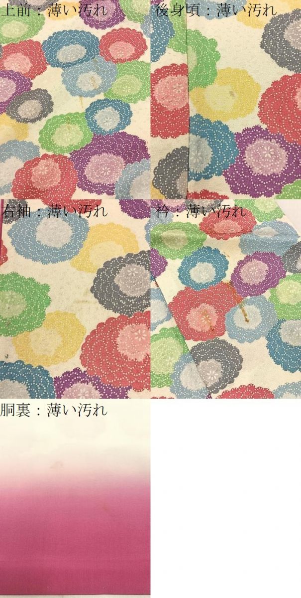 平和屋着物■上質な小紋　花尽し　正絹　逸品　BAAX6715hj