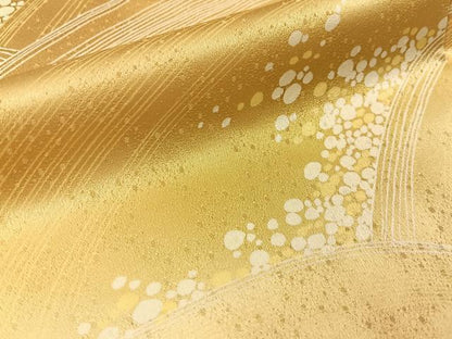 平和屋着物■上質な小紋　流水文　暈し染め　正絹　逸品　BAAX6719hj