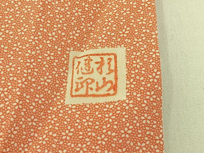 平和屋着物■江戸小紋　杉山健　小花柄　正絹　逸品　未使用　BAAX6722hj