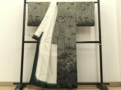 平和屋着物■訪問着　楓　正絹　逸品　BAAX6724hj