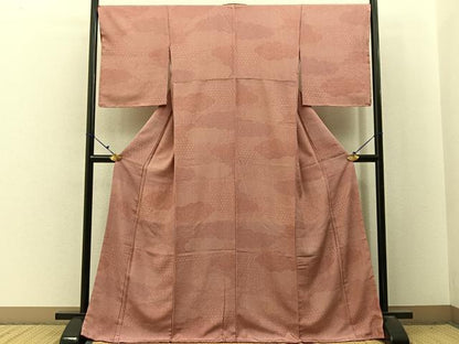 平和屋着物■江戸小紋　雲取寄せ小紋柄　正絹　逸品　未使用　BAAX6733hj