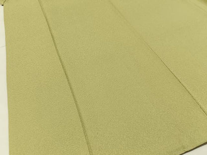 平和屋着物●本草木染作家　瑞寶　色無地　紋意匠　蒸栗色　正絹　逸品　BAAX6742hj