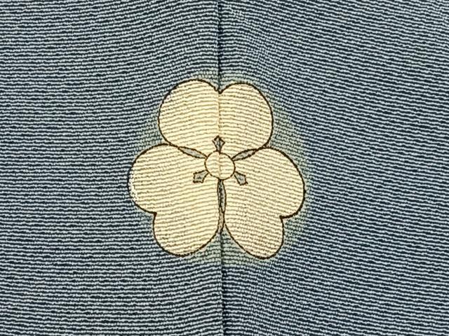平和屋着物●本草木染作家　瑞寶　色無地　湊鼠色　正絹　逸品　BAAX6743hj