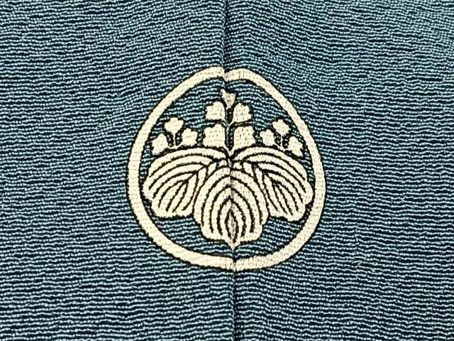 平和屋着物●上質な色無地　湊鼠色　正絹　逸品　BAAX6773hj
