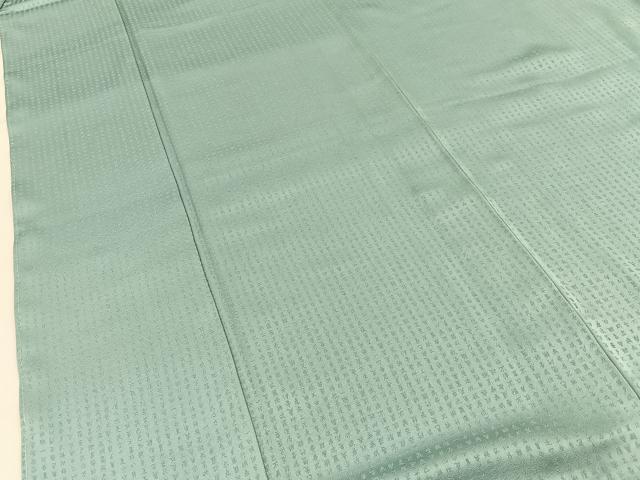 平和屋着物●上質な色無地　文字地紋　白藍色　正絹　逸品　BAAX6779hj