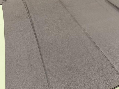 平和屋着物●上質な色無地　作家物　浅紫色　ロング丈　正絹　逸品　未使用　BAAX6784hj
