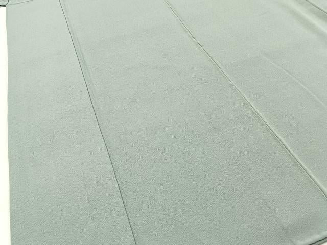 平和屋着物●上質な色無地　蕎麦切色　正絹　逸品　BAAX6786hj