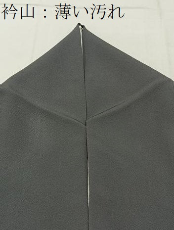 平和屋着物■上質な色無地　紫鼠色　正絹　逸品　BAAX6788hj