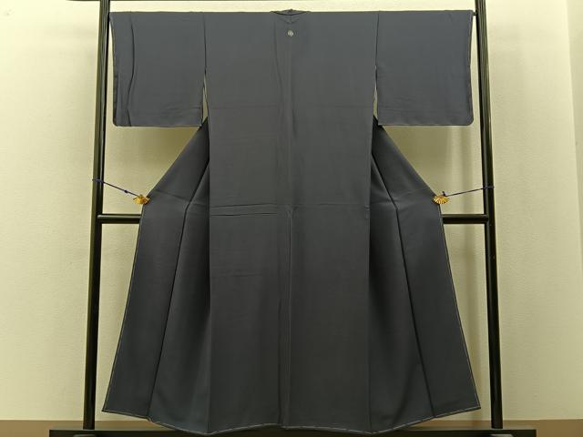 平和屋着物■上質な色無地　藤煤竹色　正絹　逸品　未使用　BAAX6789hj