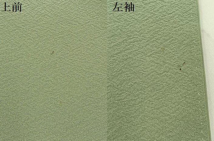 平和屋着物●上質な色無地　作家物　幻の染　岩石染　柳茶色　正絹　逸品　BAAX6792hj