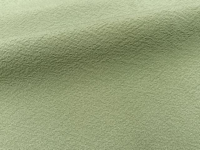 平和屋着物●上質な色無地　作家物　幻の染　岩石染　柳茶色　正絹　逸品　BAAX6792hj