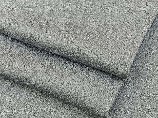 平和屋着物●上質な色無地　暁鼠色　正絹　逸品　BAAX6794hj