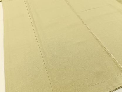 平和屋着物●上質な色無地　蒸栗色　正絹　逸品　未使用　BAAX6795hj