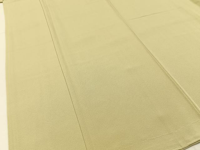 平和屋着物●上質な色無地　蒸栗色　正絹　逸品　未使用　BAAX6795hj