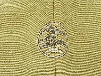 平和屋着物●上質な色無地　蒸栗色　正絹　逸品　未使用　BAAX6795hj