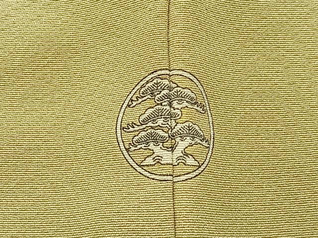 平和屋着物●上質な色無地　蒸栗色　正絹　逸品　未使用　BAAX6795hj