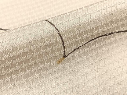 平和屋着物▽上質な小紋　単衣　抽象文様　正絹　逸品　BAAX6814hj