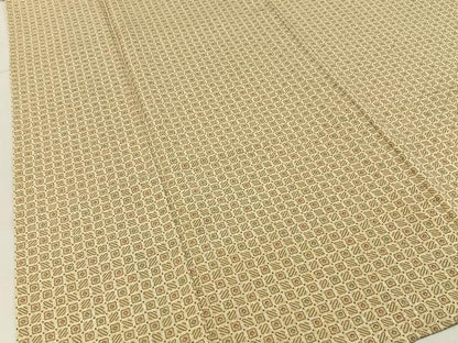 平和屋着物▽上質な小紋　単衣　幾何学文様　正絹　逸品　BAAX6817hj