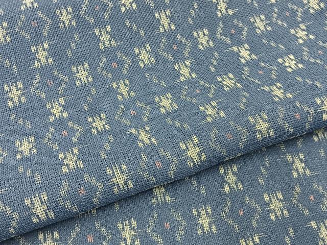 平和屋着物＊夏物　小紋　紗　吉祥文　やまと誂製　洗える着物　BAAX6822hj