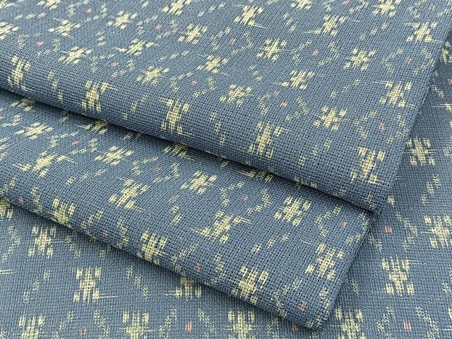 平和屋着物＊夏物　小紋　紗　吉祥文　やまと誂製　洗える着物　BAAX6822hj