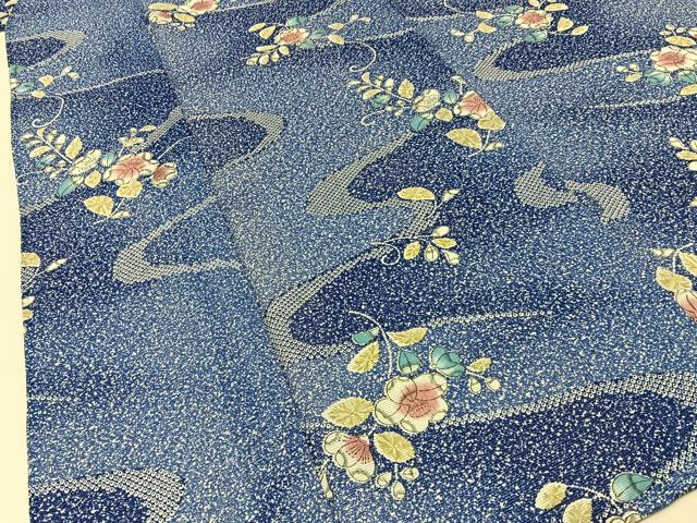 平和屋着物＊夏物　小紋　絽　辻が花　たたき染め　洗える着物　BAAX6833hj