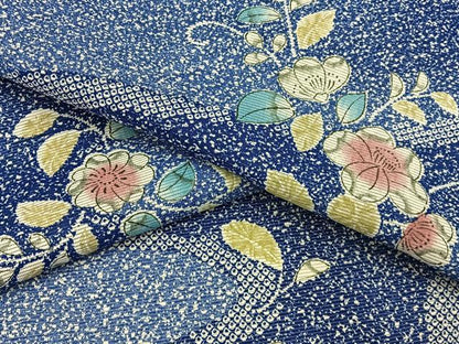 平和屋着物＊夏物　小紋　絽　辻が花　たたき染め　洗える着物　BAAX6833hj