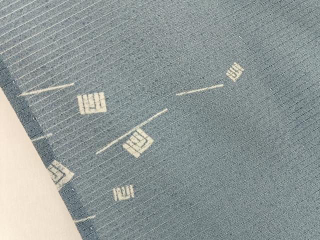 平和屋着物＊夏物　小紋　絽　源氏香　ロング丈　洗える着物　BAAX6850hj