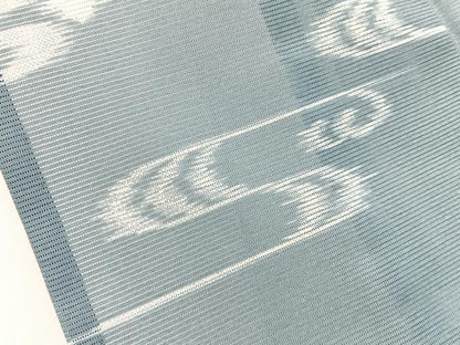 平和屋着物＊夏物　小紋　絽　琉球絣文様　洗える着物　BAAX6852hj