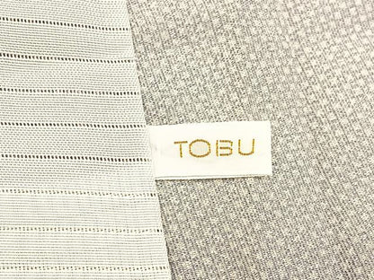 平和屋着物＊夏物　伝統工芸士　義一作　江戸小紋　紗　霞文　東武百貨店扱い　正絹　逸品　未使用　BAAX6855hj