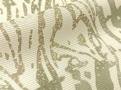 平和屋着物＊夏物　小紋　絽　抽象文様　洗える着物　BAAX6856hj