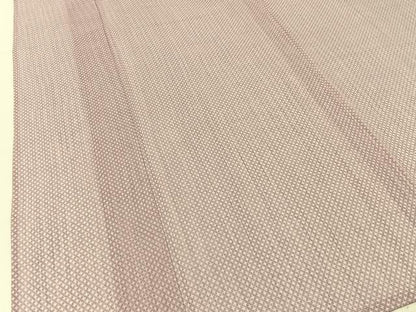 平和屋着物＊夏物　小紋　紗　十字絣文様　洗える着物　BAAX6874hj