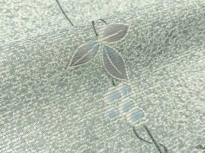平和屋着物＊夏物　小紋　絽　草葉文　洗える着物　BAAX6881hj