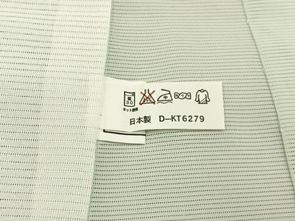 平和屋着物＊夏物　訪問着　絽　舞蝶文　銀彩　洗える着物　BAAX6888hj