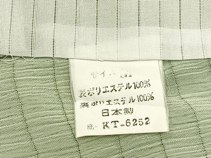平和屋着物＊夏物　小紋　絽縮緬　萩　洗える着物　BAAX6901hj