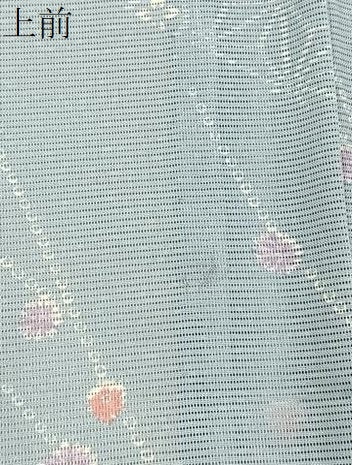 平和屋着物＊夏物　小紋　絽　吉祥枝花文　洗える着物　BAAX6903hj