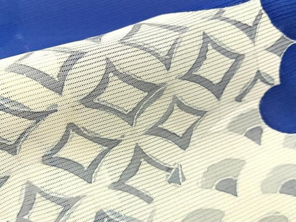 平和屋着物＊夏物　訪問着　絽　短冊有職花文　正絹　逸品　未使用　BAAX6909hj