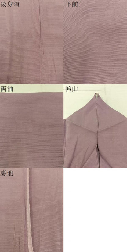 平和屋着物＊夏物　訪問着　絽　手描き　秋草文　暈し染め　正絹　逸品　BAAX6918hj